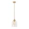 Afx William 8" Pendant - Satin Brass WMMP08MBSB - alternate 2
